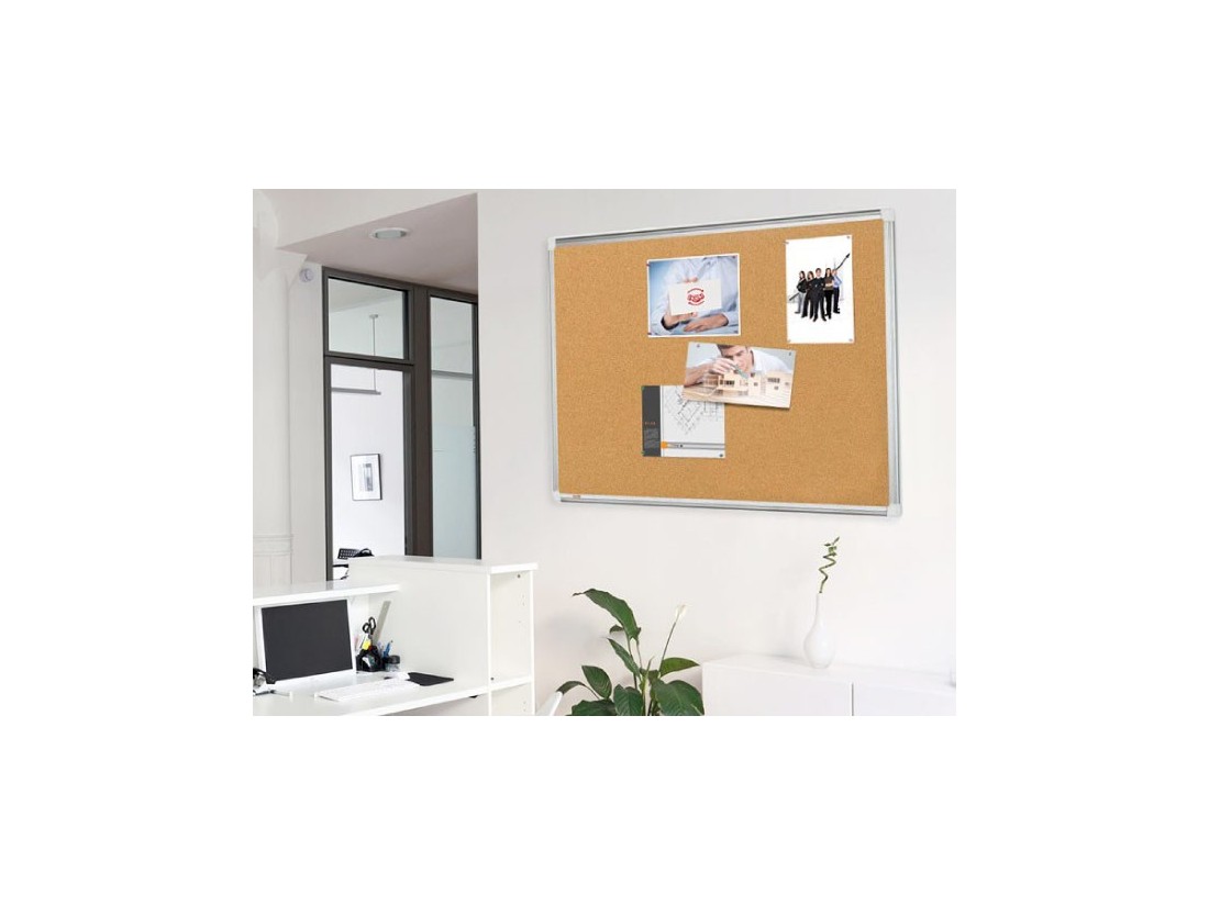 Bi-Office, Tableau en liège, AYDA, cadre alu, 900x600mm, CA02409214